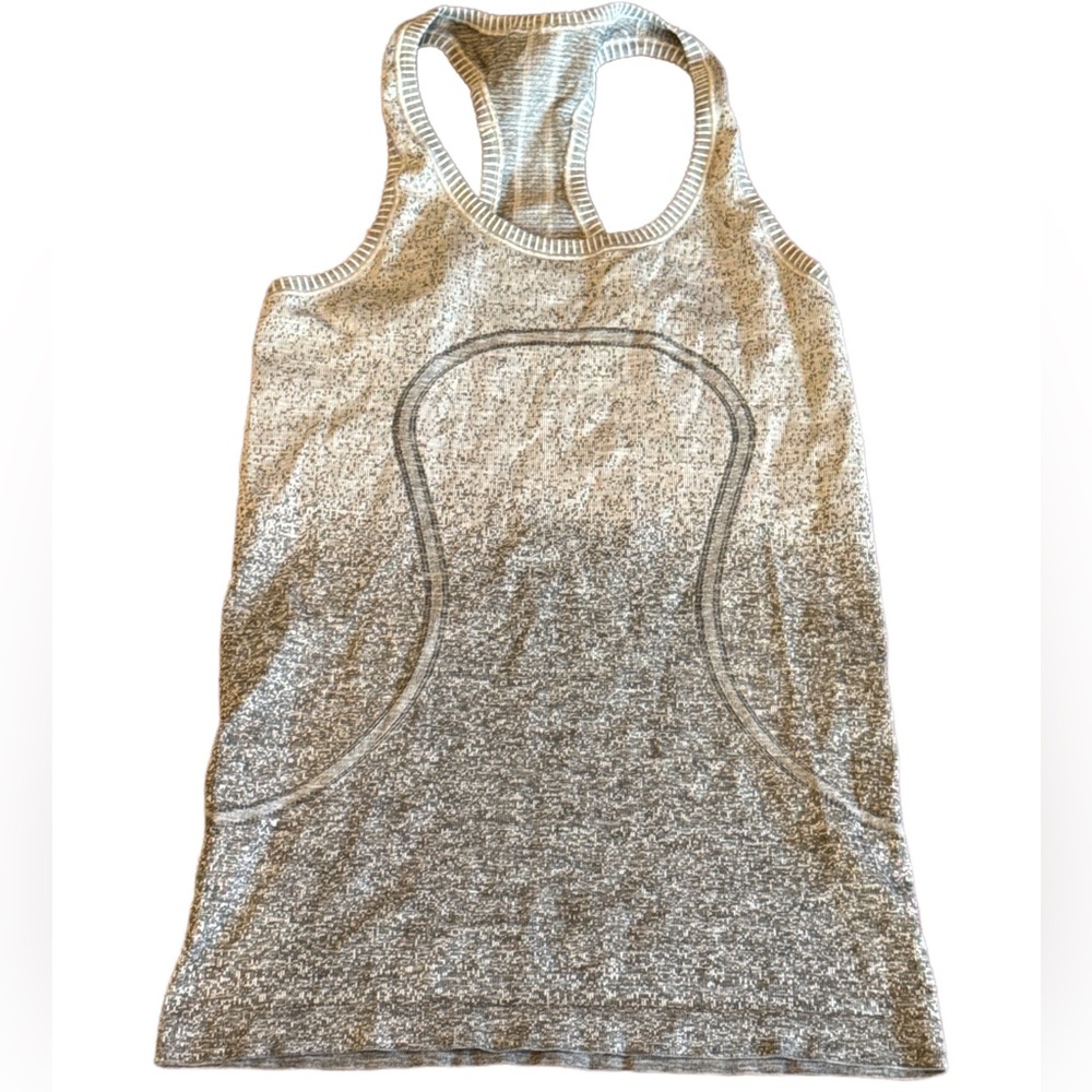Lululemon Swiftly Tech Racerback Tank Top Gray Ombré 6